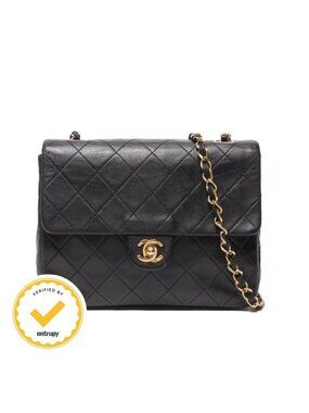 Chanel Chain Shoulder Bag Gold Mini Quilted 20